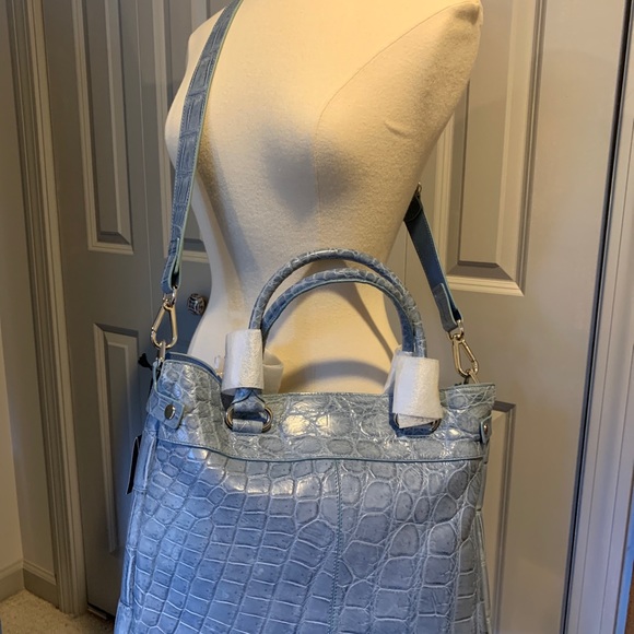 Dooney & Bourke Genuine Croco Shopper Crossbody - Picture 6 of 13